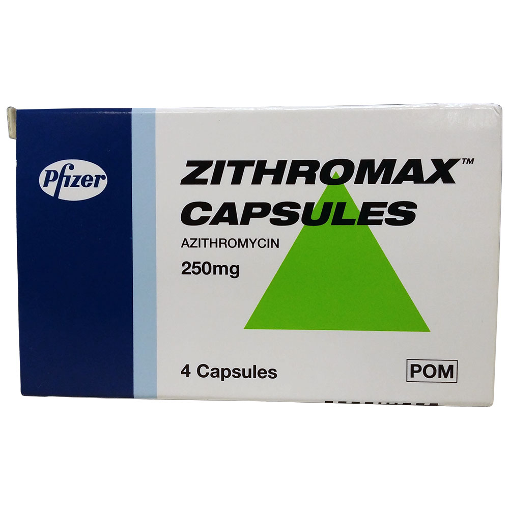 Diagnose und Rezept für das Antibiotikum Zithromax