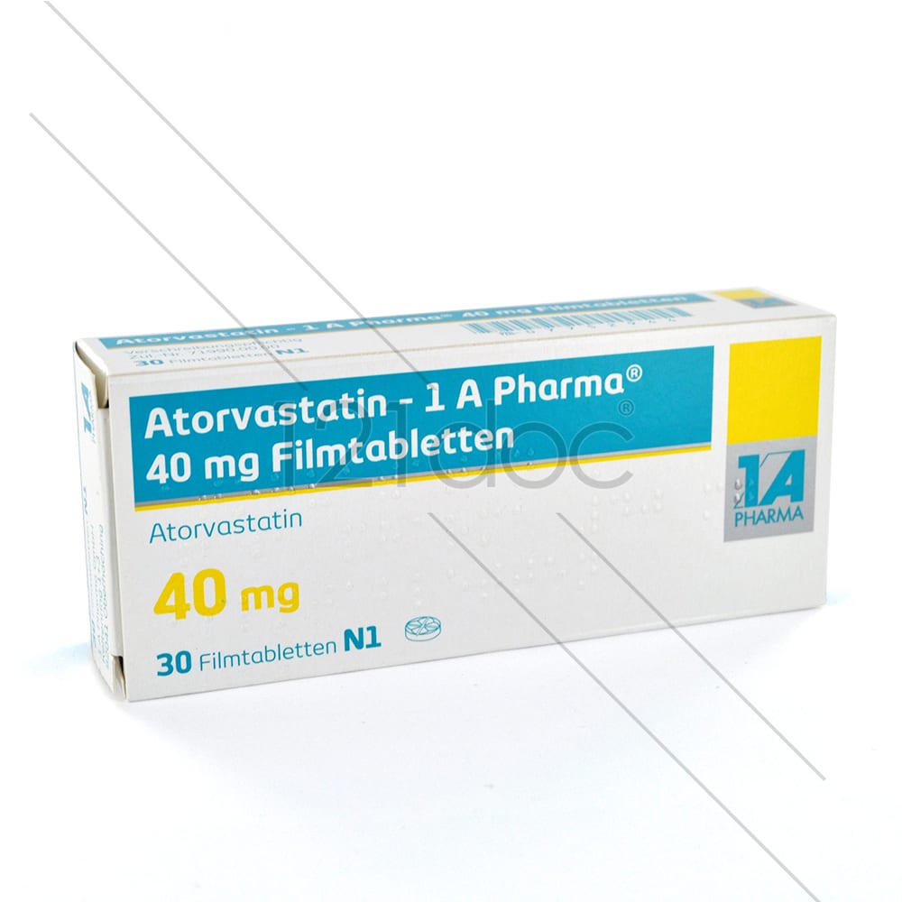 Atorvastatin kaufen | 10mg, 20mg, 40mg Tabletten | inkl. Rezept