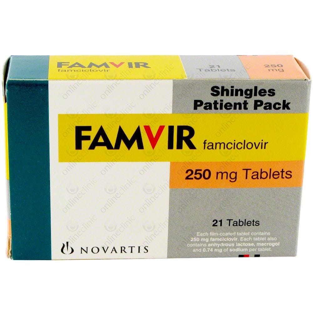 famciclovir dose shingles