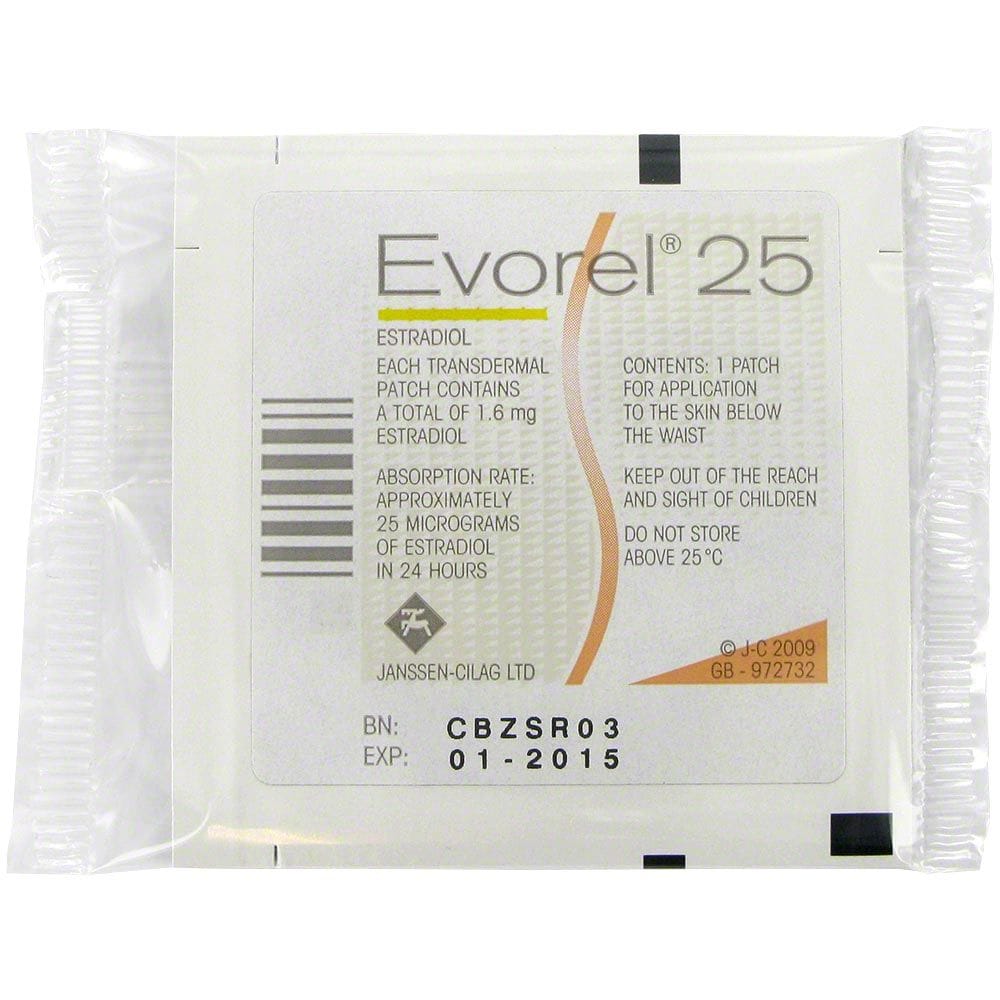 Buy Evorel Patches Online HRT 121Doc UK
