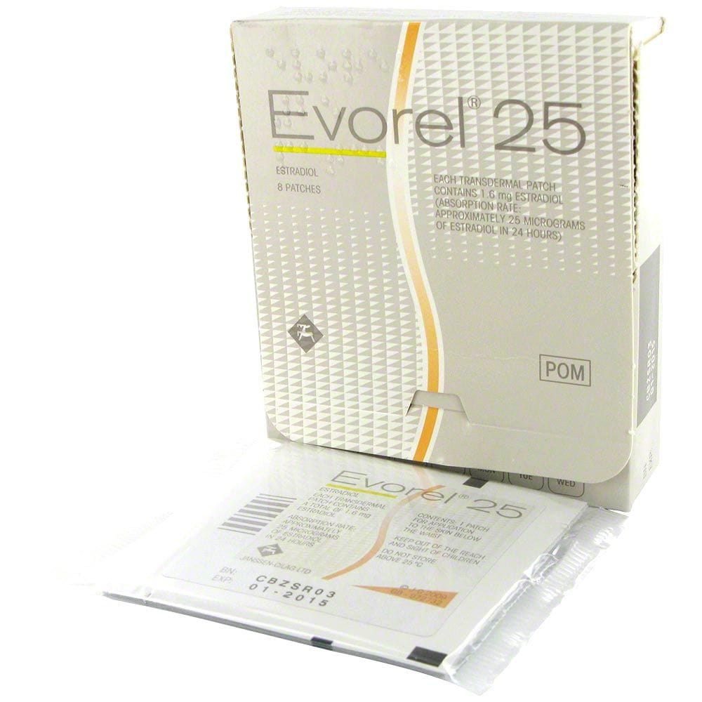 Buy Evorel Patches Online HRT 121Doc UK