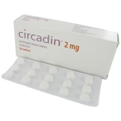 Pakke med 30 Circadin 2 mg depottabletter i blisterpakning