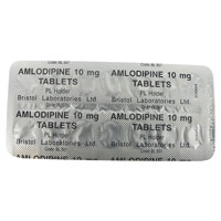 Amlodipine 10 mg tabletter 1 blister bakside