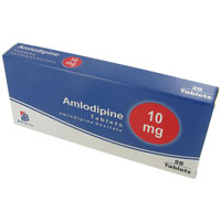 Amlodipine 10 mg 28 tabletter forpakning forside