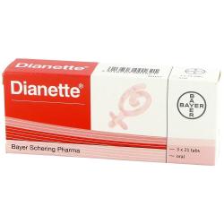 Eske med Dianette (Bayer), 3 x 21 p-piller