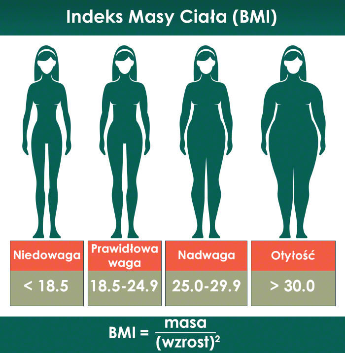 Grafika przedstawiająca BMI